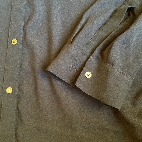 Calvin Klein Woman’s XL Long Sleeve Blouse, Black - Picture 5 of 5